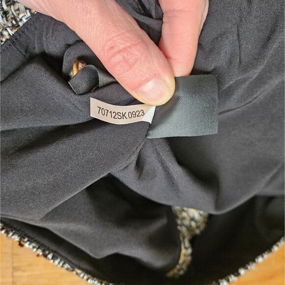 Gianni Bini Skirt Size 10 Brown Plaid Tweed Mini Preppy Y2K Classic Fall NWT - Picture 8 of 13